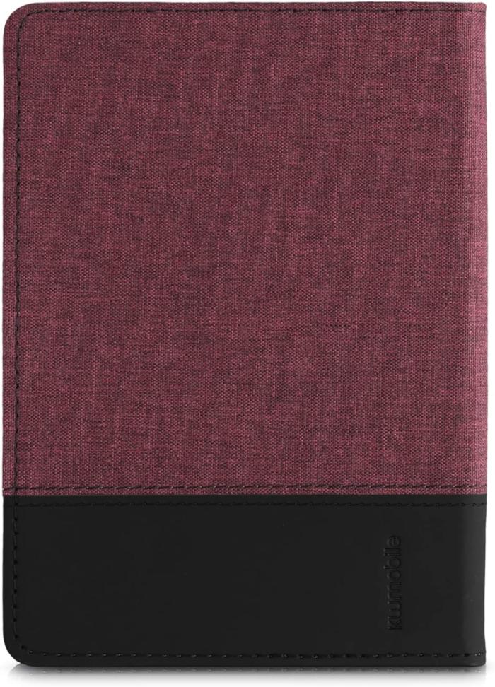 Pouzdro KW Mobile - Leather And Canvas - KW5715720 - pro Amazon Kindle Paperwhite 5 (2021) - červené, černé