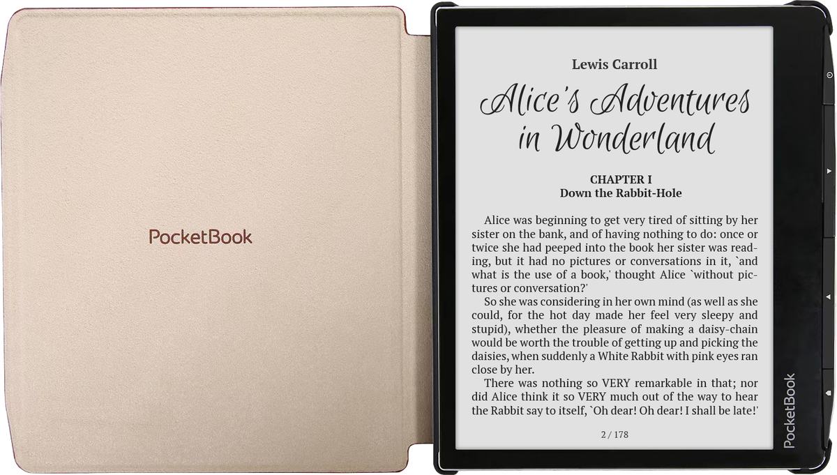 Pouzdro HN-SL-PU-700-BN-WW Slim pro Pocketbook 700 Era - hnědé, orig. Pocketbook