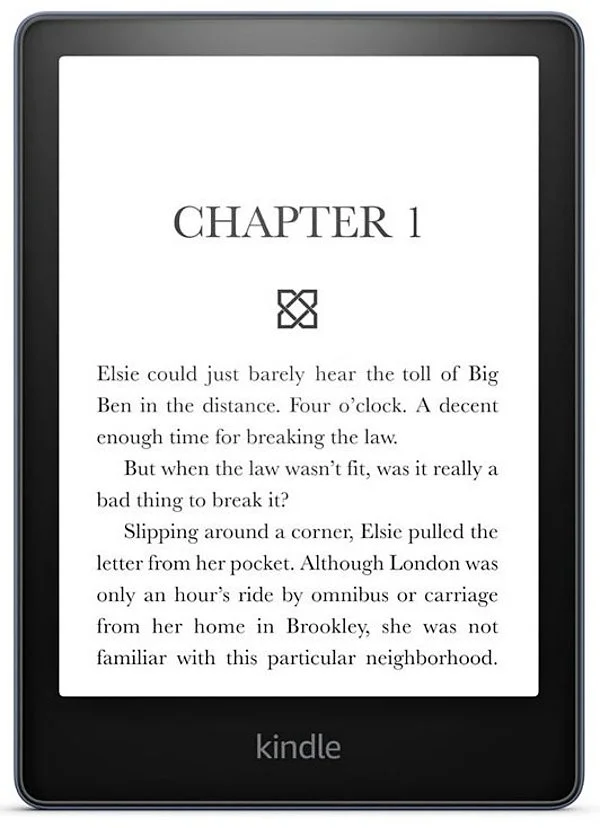 Amazon Kindle Paperwhite 5 (2021) Signature Edition - bez reklam, 32GB - modrý