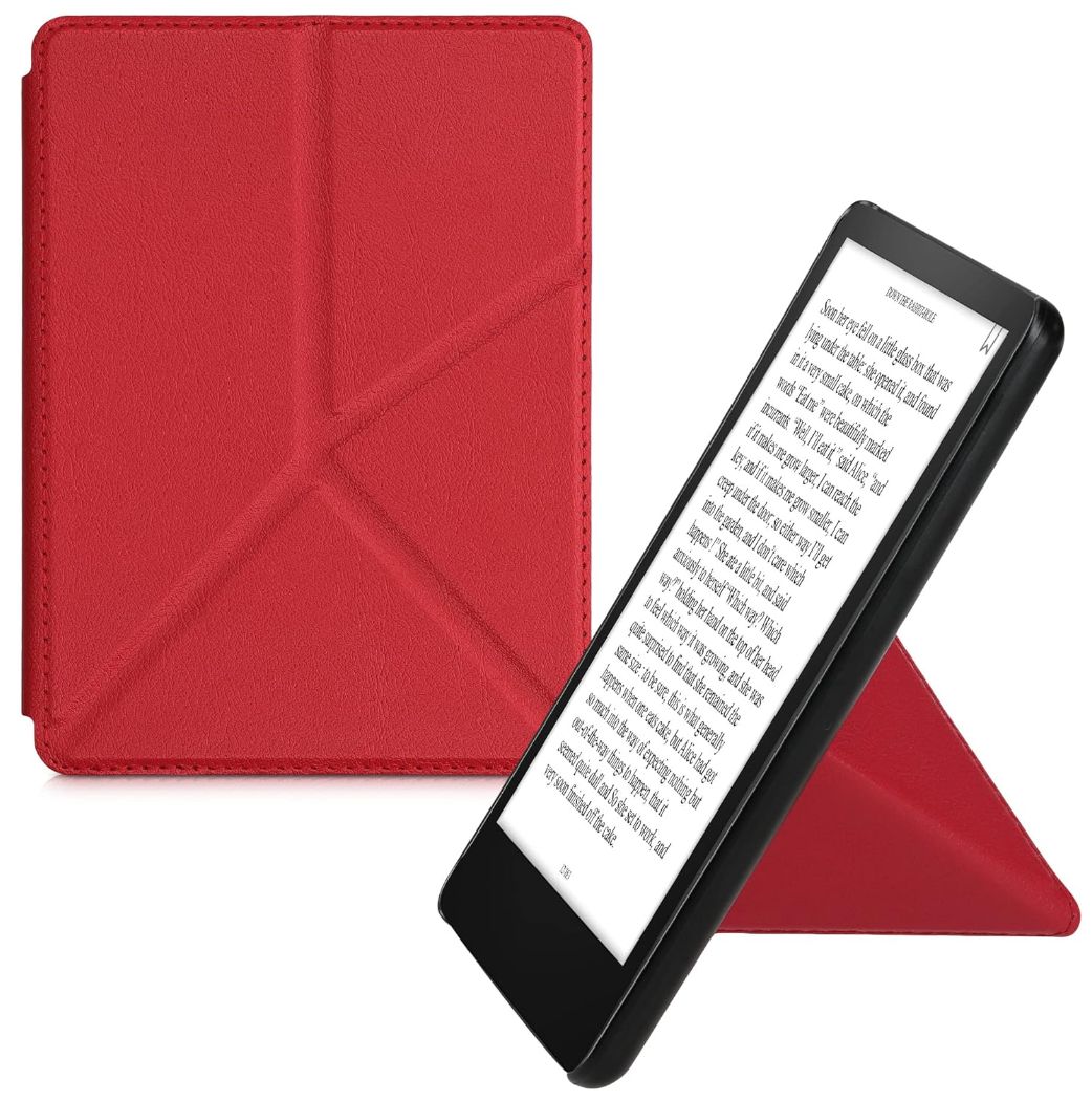 Origami Durable Lock OR45 - pouzdro pro Amazon Kindle Paperwhite 1 / 2 / 3, magnet, stojánek - červené