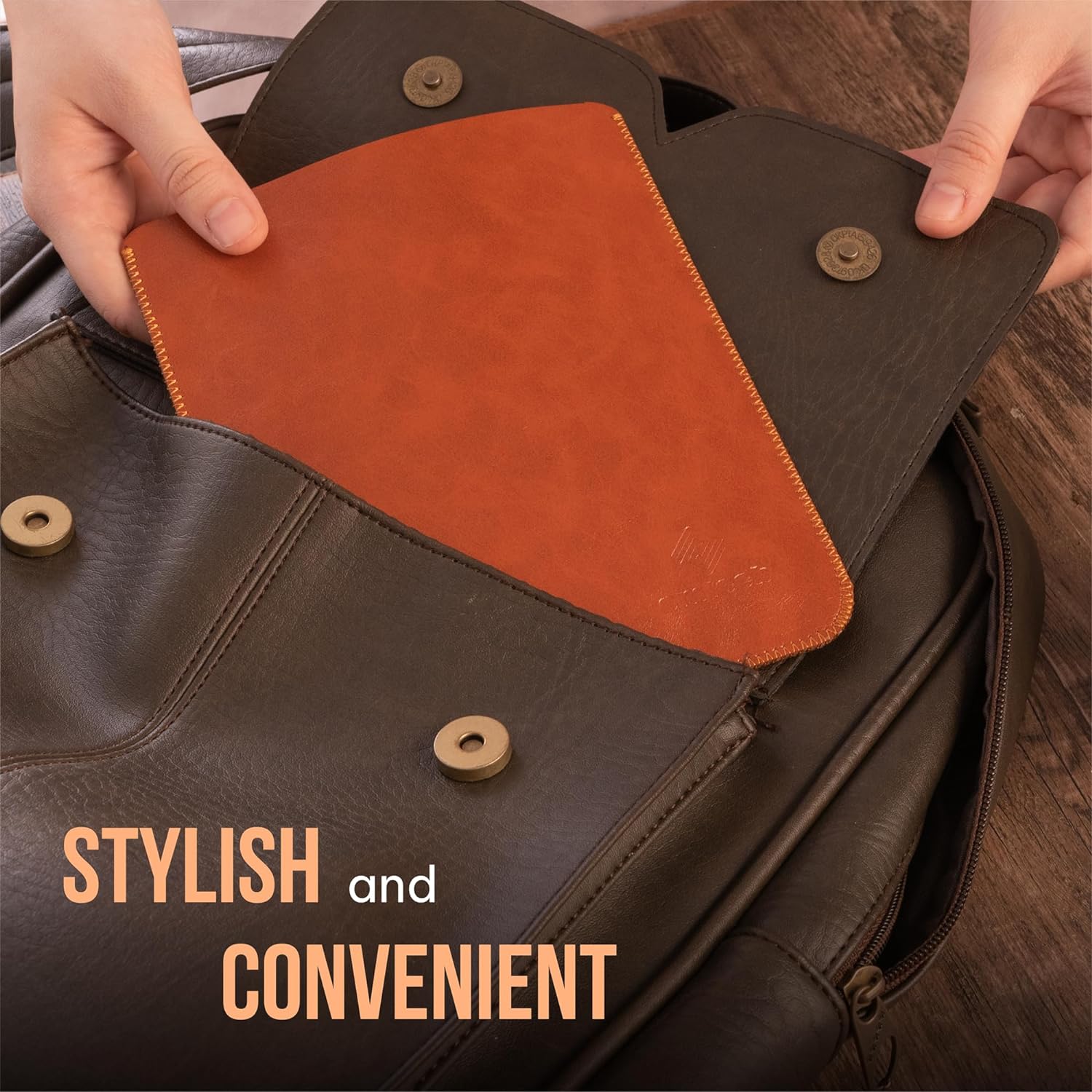 Durable Lock Sleeve DLS-204 - univerzální pouzdro na čtečky knih, typ Sleeve - světle hnědé