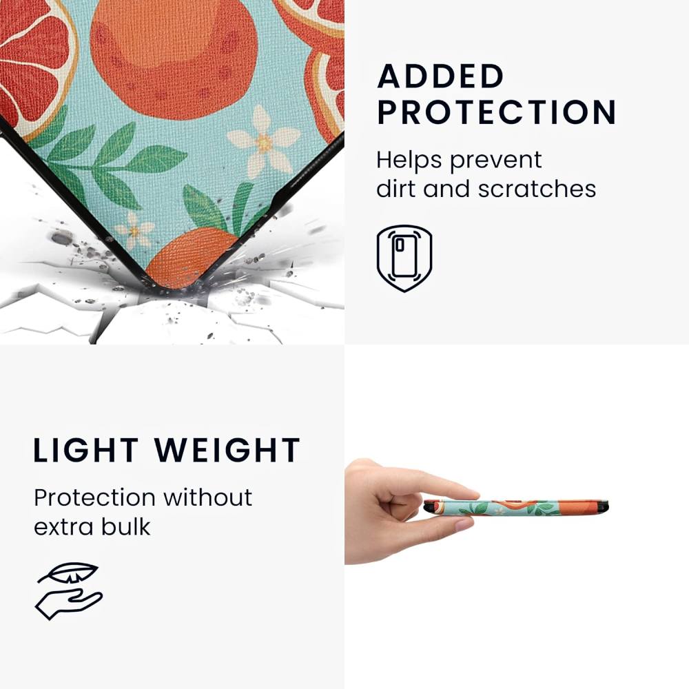 Pouzdro KW Mobile - Orange Fruits - KW2582446 - pro Amazon Kindle Paperwhite 1/2/3 - vícebarevné