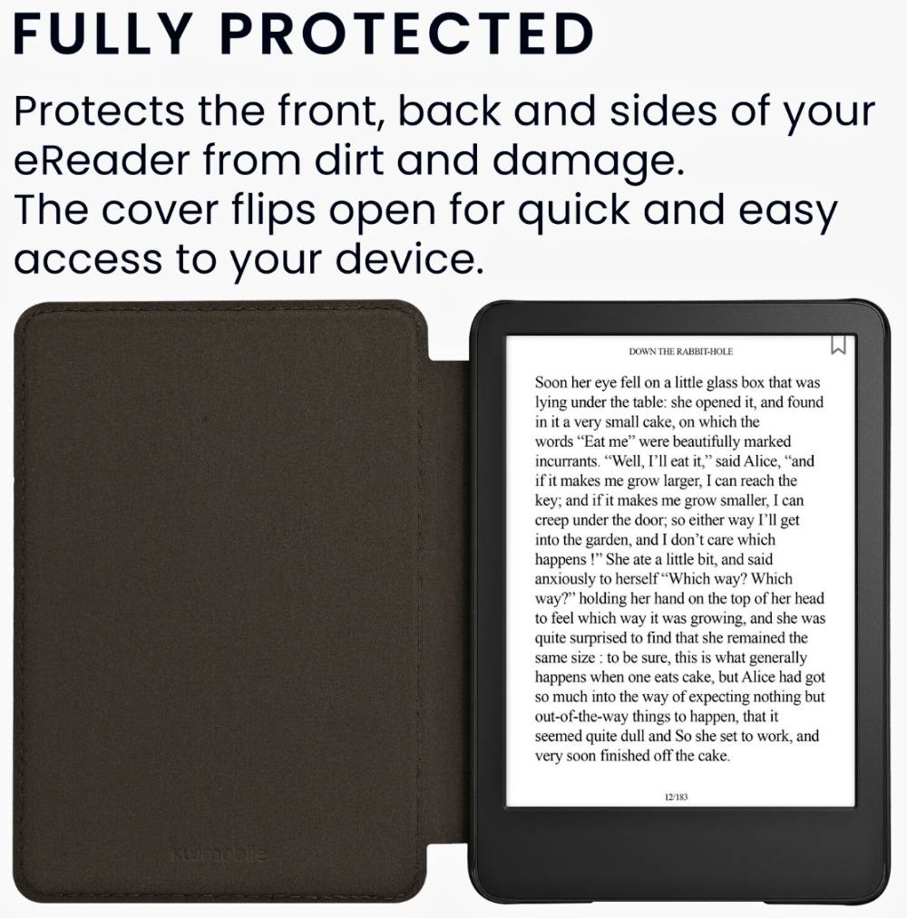 Pouzdro KW Mobile Felt Fabric Grey - KW5999519 - pro Amazon Kindle 2022 - šedé