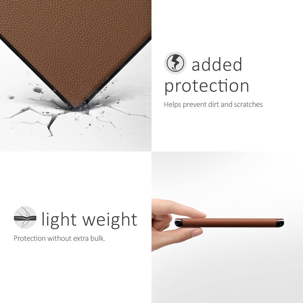 Pouzdro KW Mobile (Kalibri) - Real Leather - KA5781205 - pro Amazon Kindle Paperwhite 5 (2021) - hnědá kůže