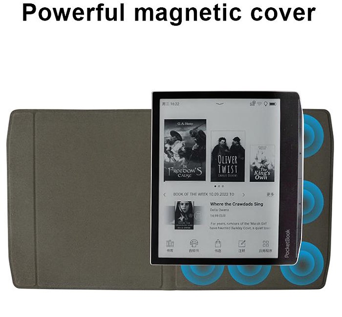 Durable Lock DL1252 - pouzdro pro Pocketbook 700 Era - hnědé