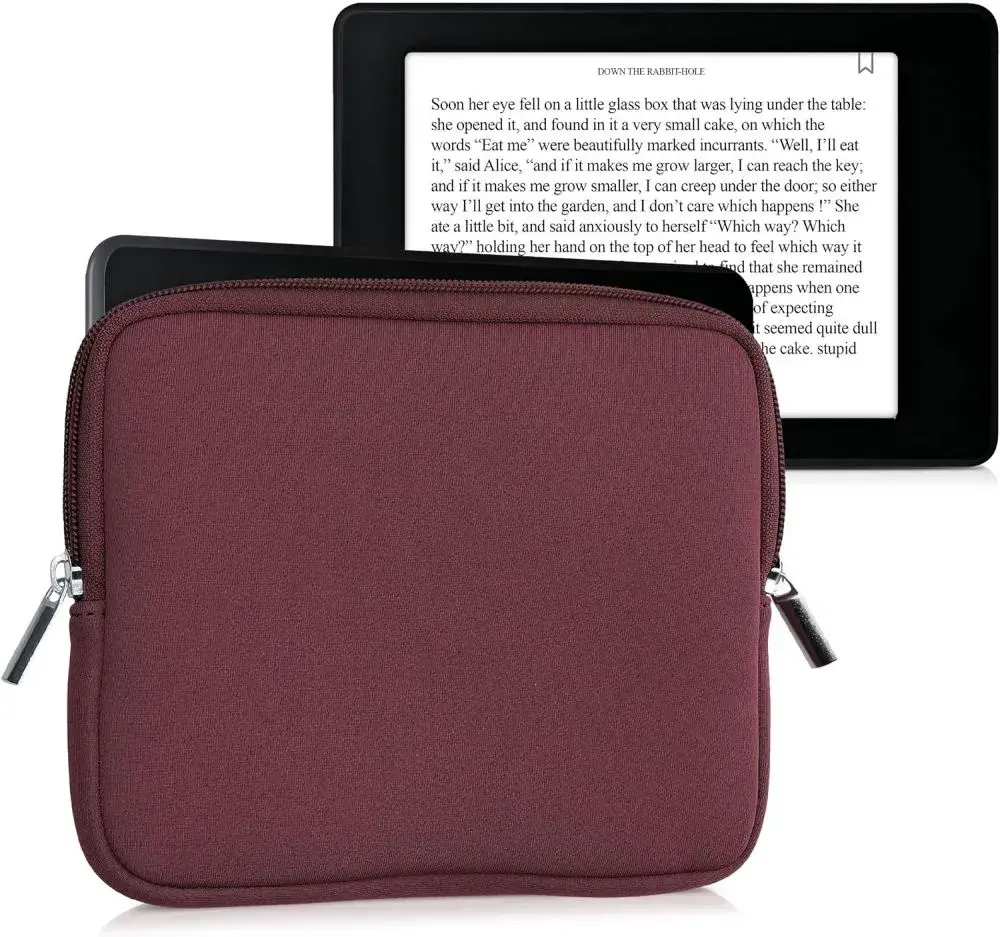 Pouzdro KW Mobile Neoprene Zipper - KW57397151 - Univerzální pouzdro pro čtečky 6-7" - vínové