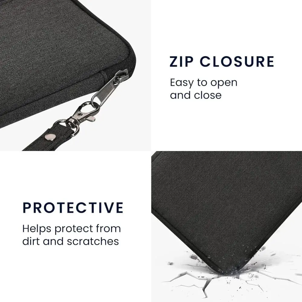 Pouzdro KW Mobile Neoprene Zipper Stand - KW5962601 - Univerzální pouzdro pro čtečky 6" se stojánkem - černé