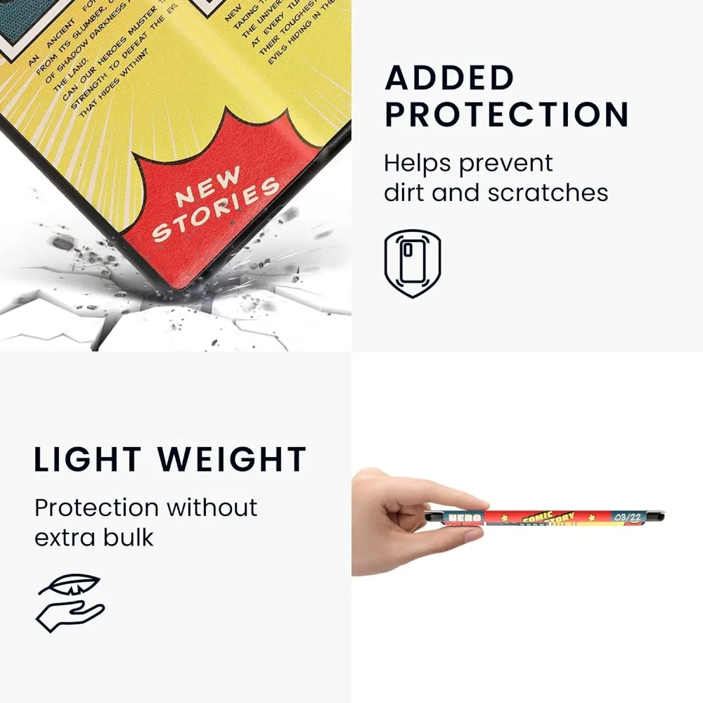 Pouzdro KW Mobile - Comic Story - KW4941726 - pro Amazon Kindle Oasis 2 / 3 - vícebarevné