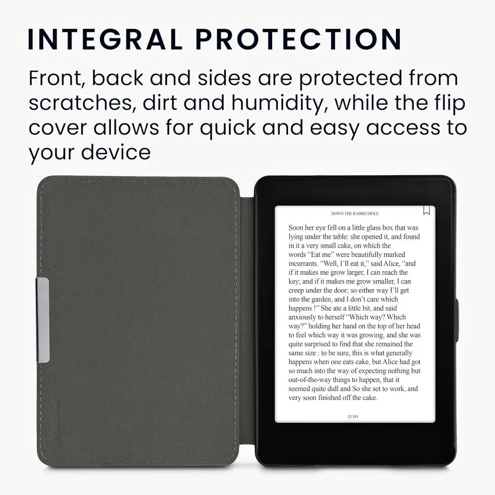 Pouzdro KW Mobile - Nylon Book - KW4948733 - pro Amazon Kindle Paperwhite 1/2/3 - tmavě růžové