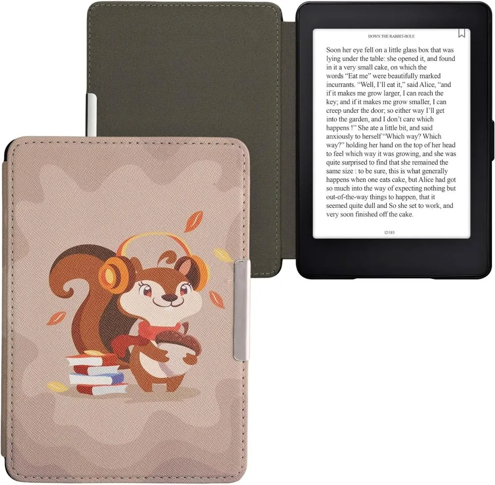 Pouzdro KW Mobile - Cute Squirrel - KW2582453 - pro Amazon Kindle Paperwhite 1/2/3 - vícebarevné