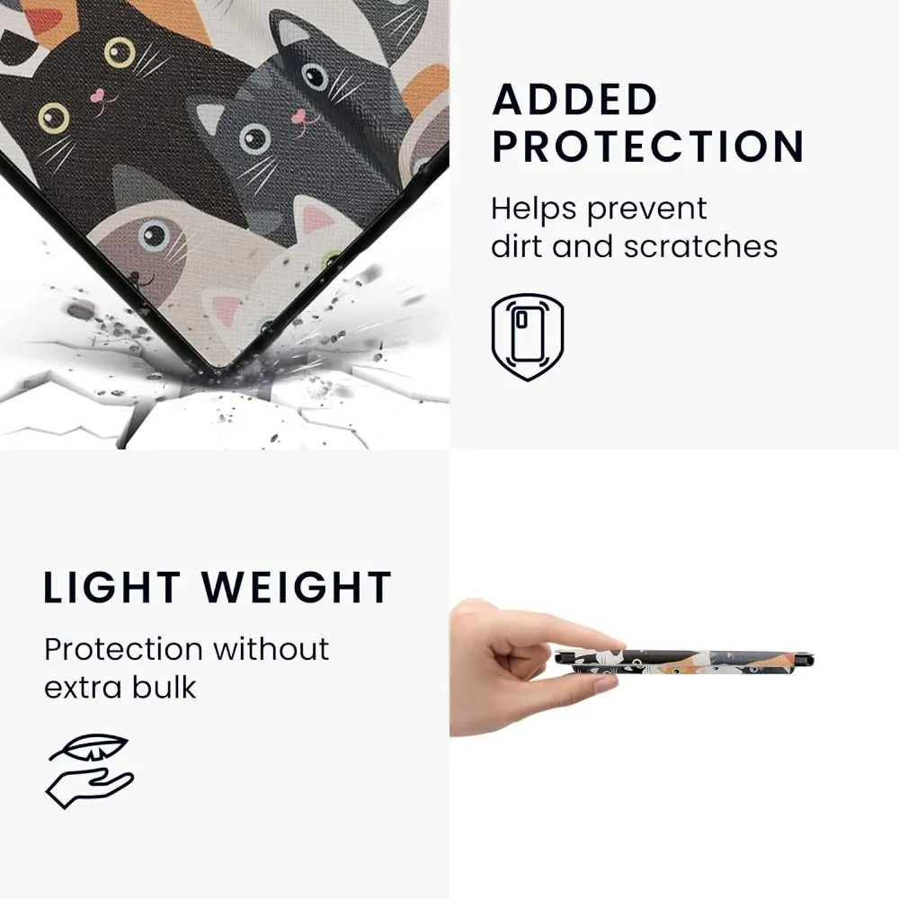 Pouzdro KW Mobile - Cats - KW4941740 - pro Amazon Kindle Oasis 2 / 3 - vícebarevné