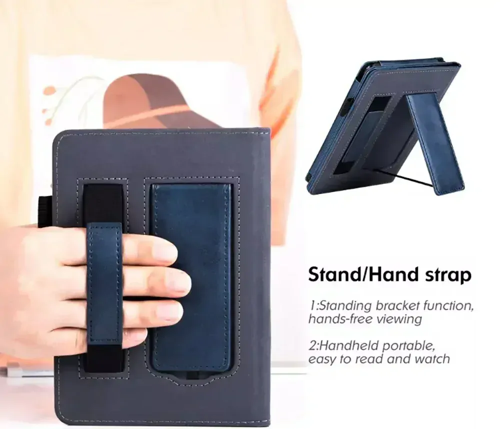 Fortress FT4013 Premium - pouzdro se stojánkem pro Amazon Kindle Paperwhite 5 (2021) - tmavě modré, magnet, AutoSleep