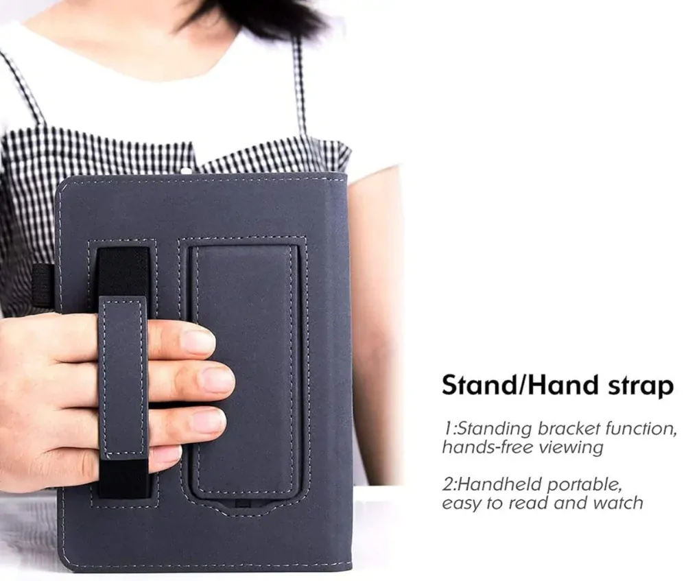 Fortress FT4021 Premium - pouzdro se stojánkem pro Amazon Kindle Paperwhite 5 (2021) - motiv Bookcase, magnet, AutoSleep