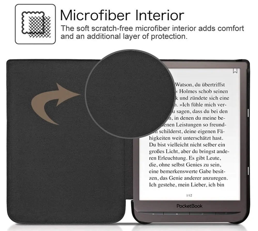 ARMORI TRIMER T019, pouzdro pro Pocketbook 740 InkPad 3 - motiv Paris