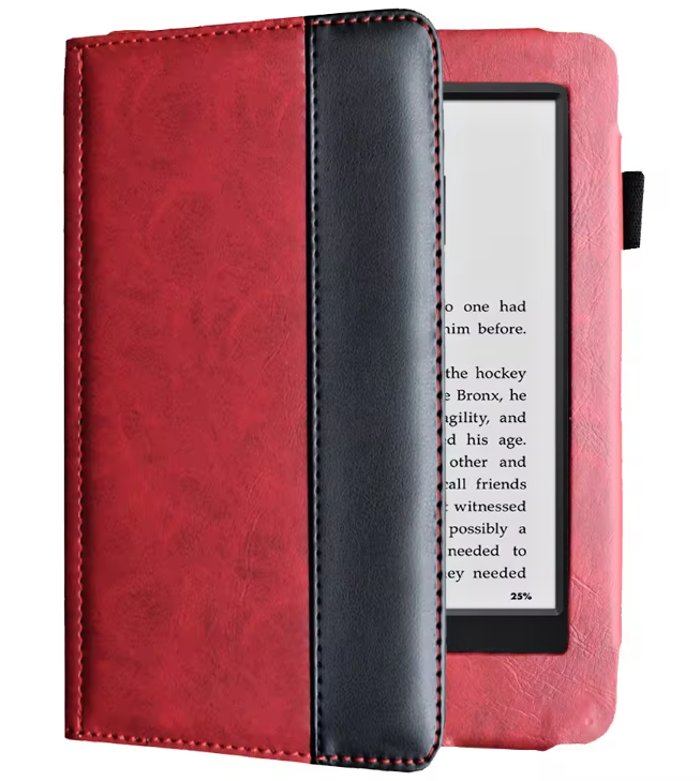 Armori Cutter C086 - univerzální pouzdro pro čtečky Amazon Kindle - Red/Black - červená, černá