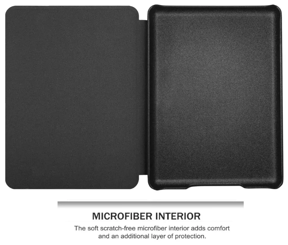 Armori Trimer T109, pouzdro pro Amazon Kindle Paperwhite 1/2/3 - magnetické zavírání, AutoSleep, motiv Green Butterfly