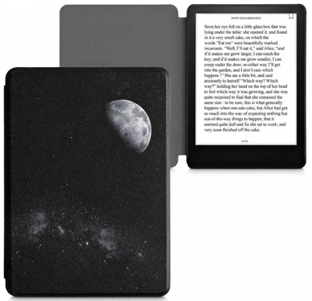 Armori Trimer T140, pouzdro pro Amazon Kindle 6 (7. generace) - magnetické zavírání, AutoSleep, motiv Moon