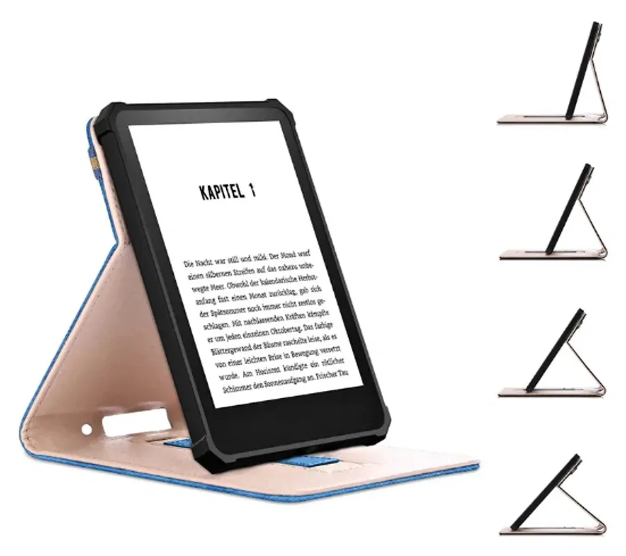 Armori Shelter H170 - pouzdro se stojánkem pro Amazon Kindle 2022 - tmavě modré