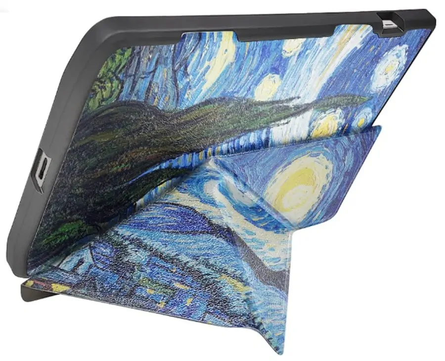 ARMORI STANDER S192, pouzdro se stojánkem Origami pro Pocketbook 743 G/C/K3 (InkPad4, Color 2, Color 3) - motiv Gogh