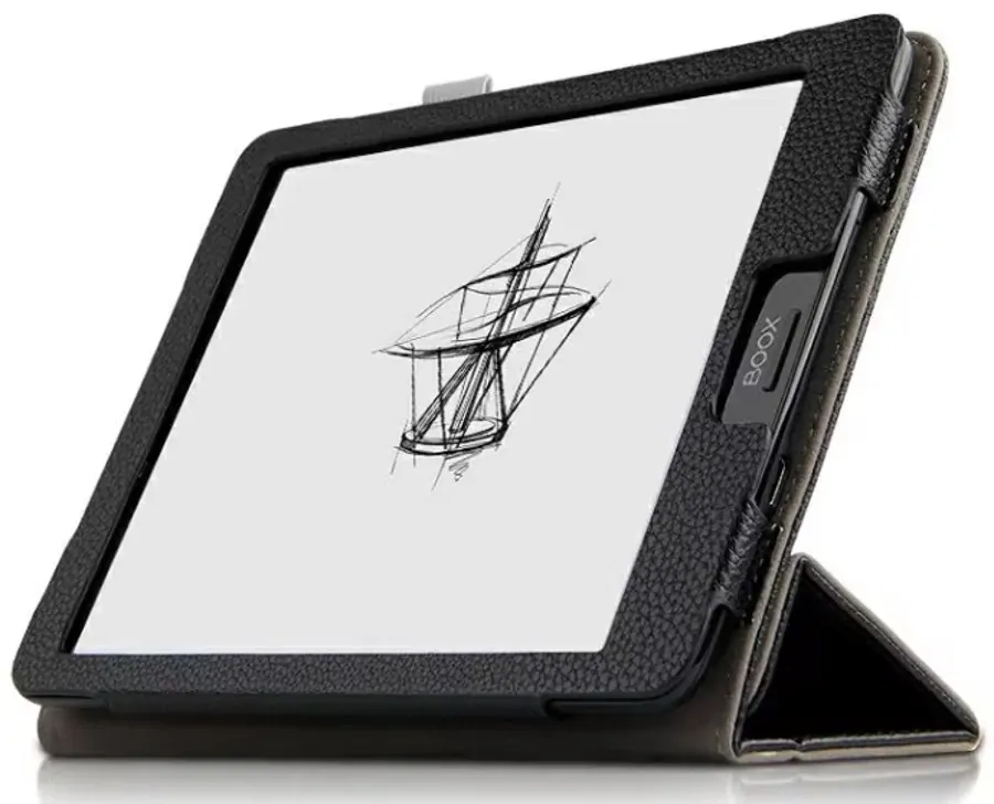 Armori Locker L212 - Pouzdro pro Onyx Boox Nova (1 / 2 / 3 / Pro / Color / Air / Air 2 / Air C) (7,8") - černé, magnet, stojánek, AutoSleep