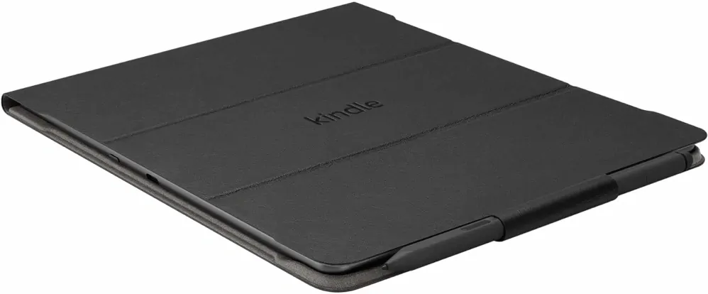 Originální pouzdro Amazon Kindle Scribe - KSLEBL, pravá kůže, stojánek, černé