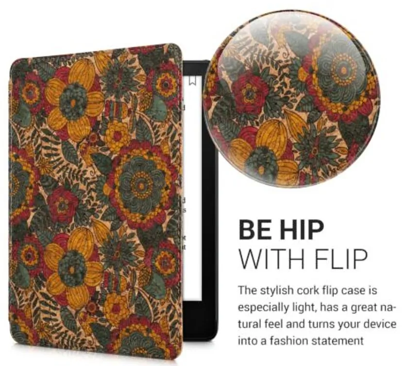 Pouzdro KW Mobile - Summer Flowers - KW5837706 - pro Amazon Kindle Paperwhite 5 (2021) - vícebarevné