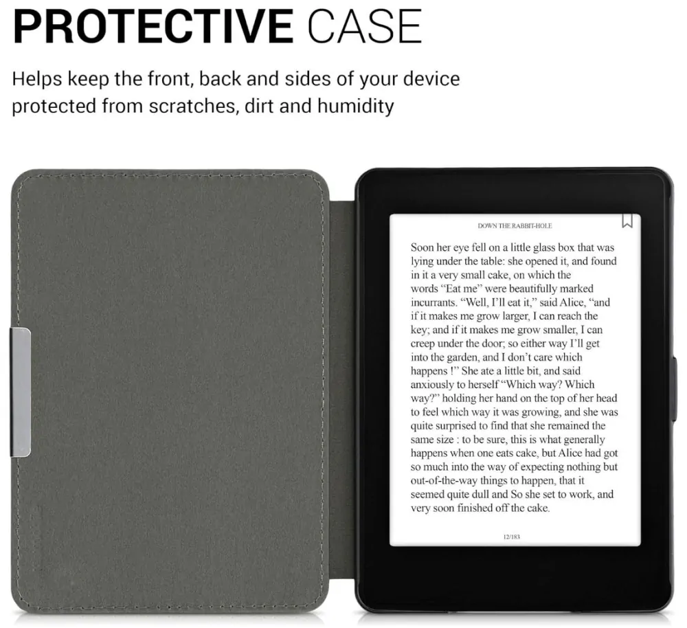 Pouzdro KW Mobile - Library Motto - KW4556934 - pro Amazon Kindle Paperwhite 1/2/3 - vícebarevné