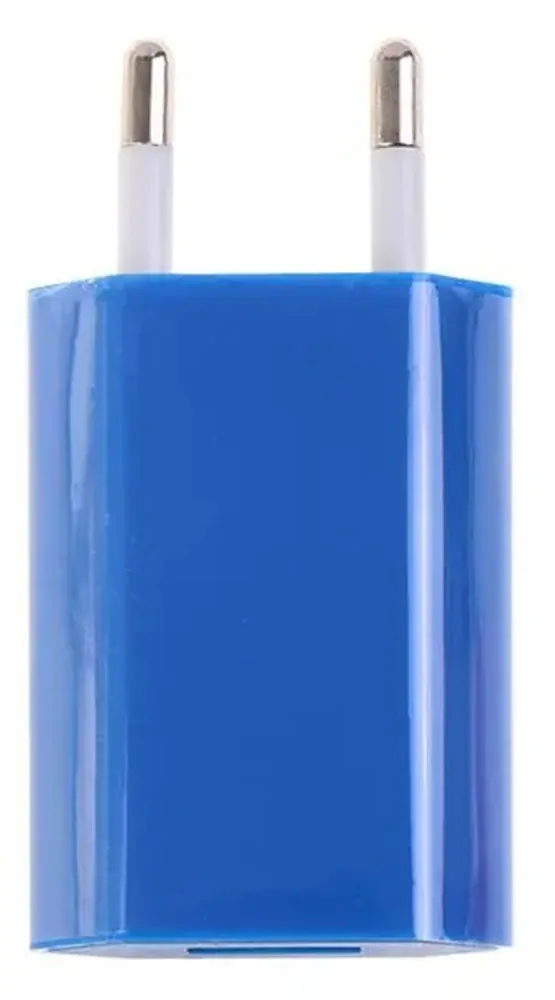 USB síťový adaptér - AR-1006 - Univerzální nabíječka, 5V/1A - modrá
