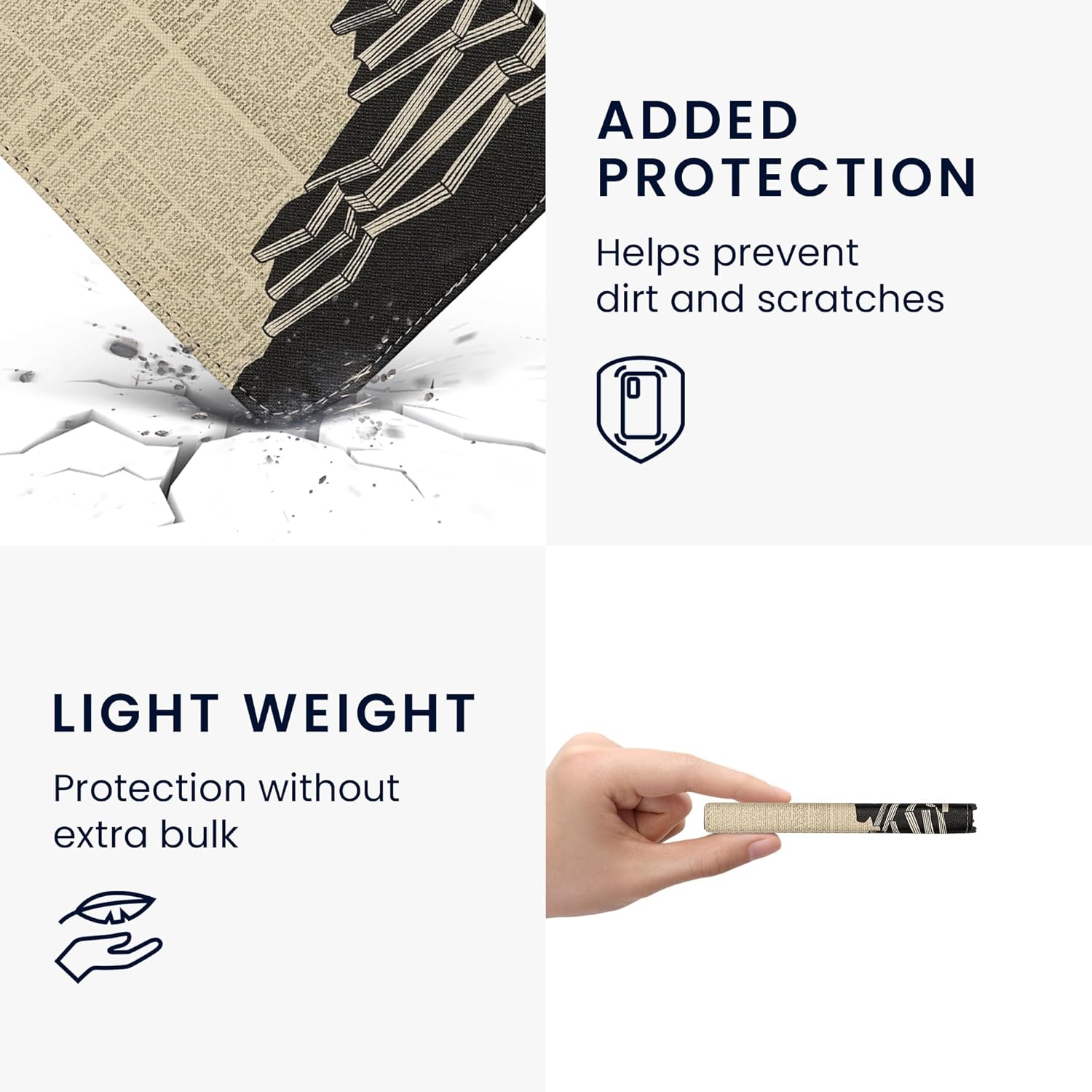 Pouzdro KW Mobile - Girl And Books Handstrap - 23SE002C - pro Pocketbook 629 Verse / 634 Verse Pro / Color