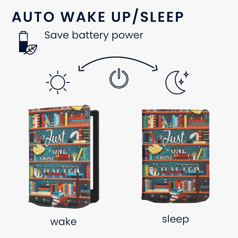 Pouzdro KW Mobile - Library Motto - 23SE001C - pro Pocketbook 629 Verse / 634 Verse Pro / Color - vícebarevné