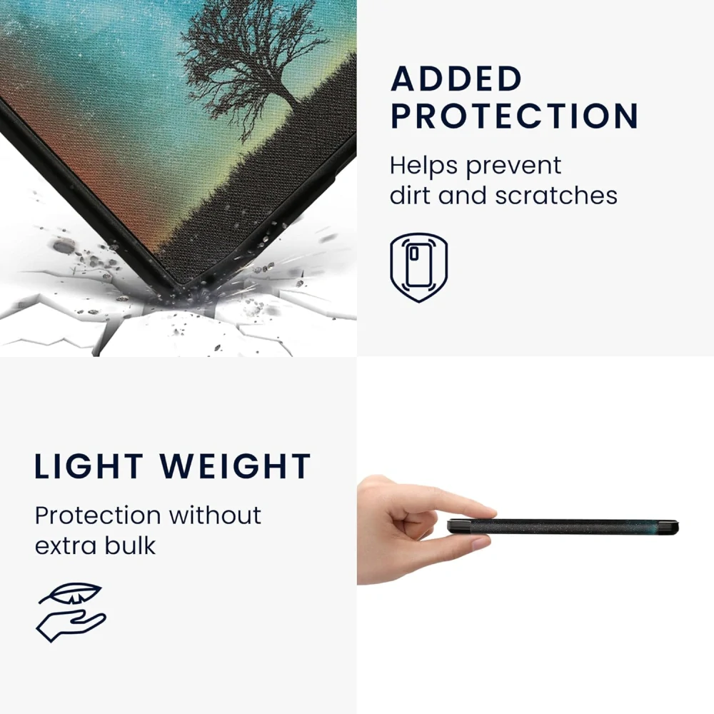 Pouzdro KW Mobile - Cosmic Nature - 23RS006C - pro Pocketbook 743G InkPad 4 / 743K3 Color 3 / 743C Color 2 - vícebarevné