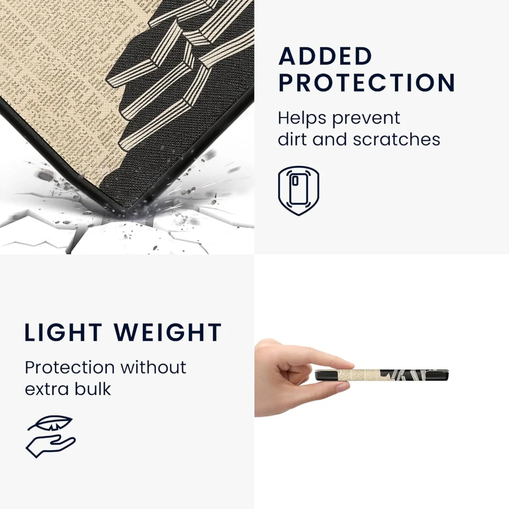 Pouzdro KW Mobile - Girl And Books - 23RT003C - pro Pocketbook 700 Era / 700 Era Color - vícebarevné