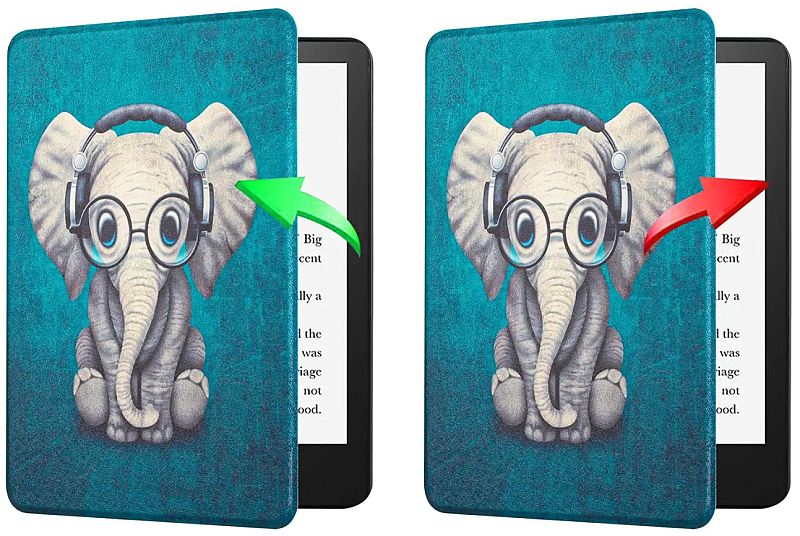 Pouzdro Durable Lock KPW-19 pro Amazon Kindle Paperwhite 5 (2021) - Elephant