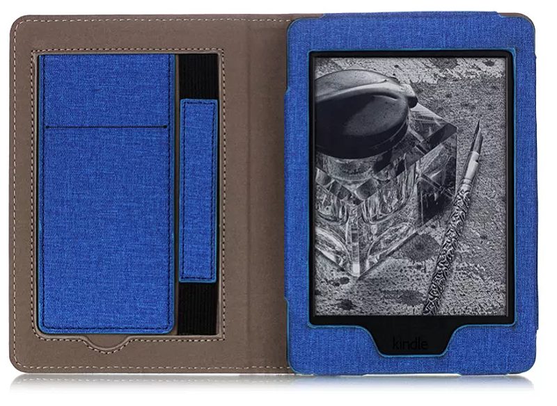 Pouzdro Benello SK-02 na Amazon Kindle Paperwhite 1/2/3/4 - modré (Ocean Blue)