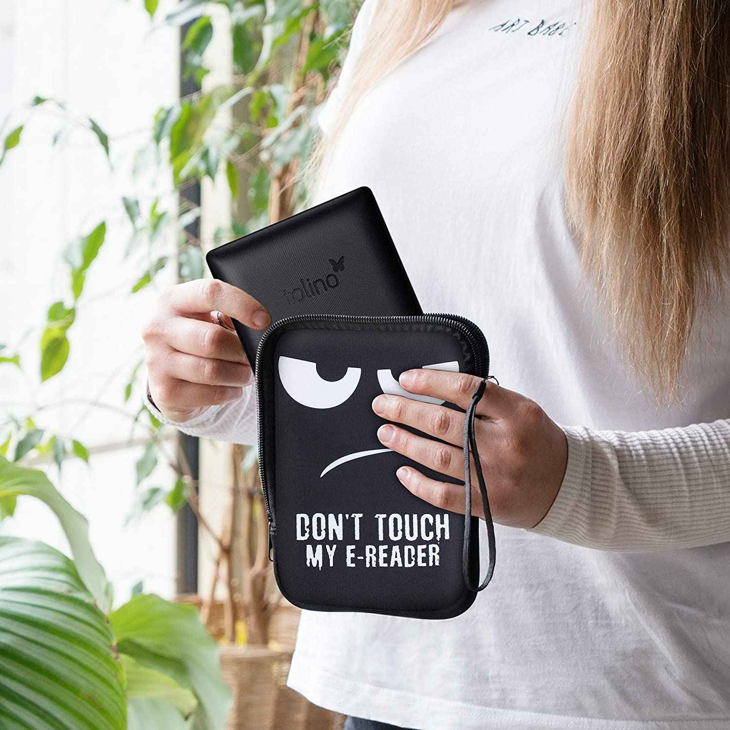 Pouzdro KW Mobile DontTouch - KW5033503 - Univerzální pouzdro pro čtečky 6" - černé