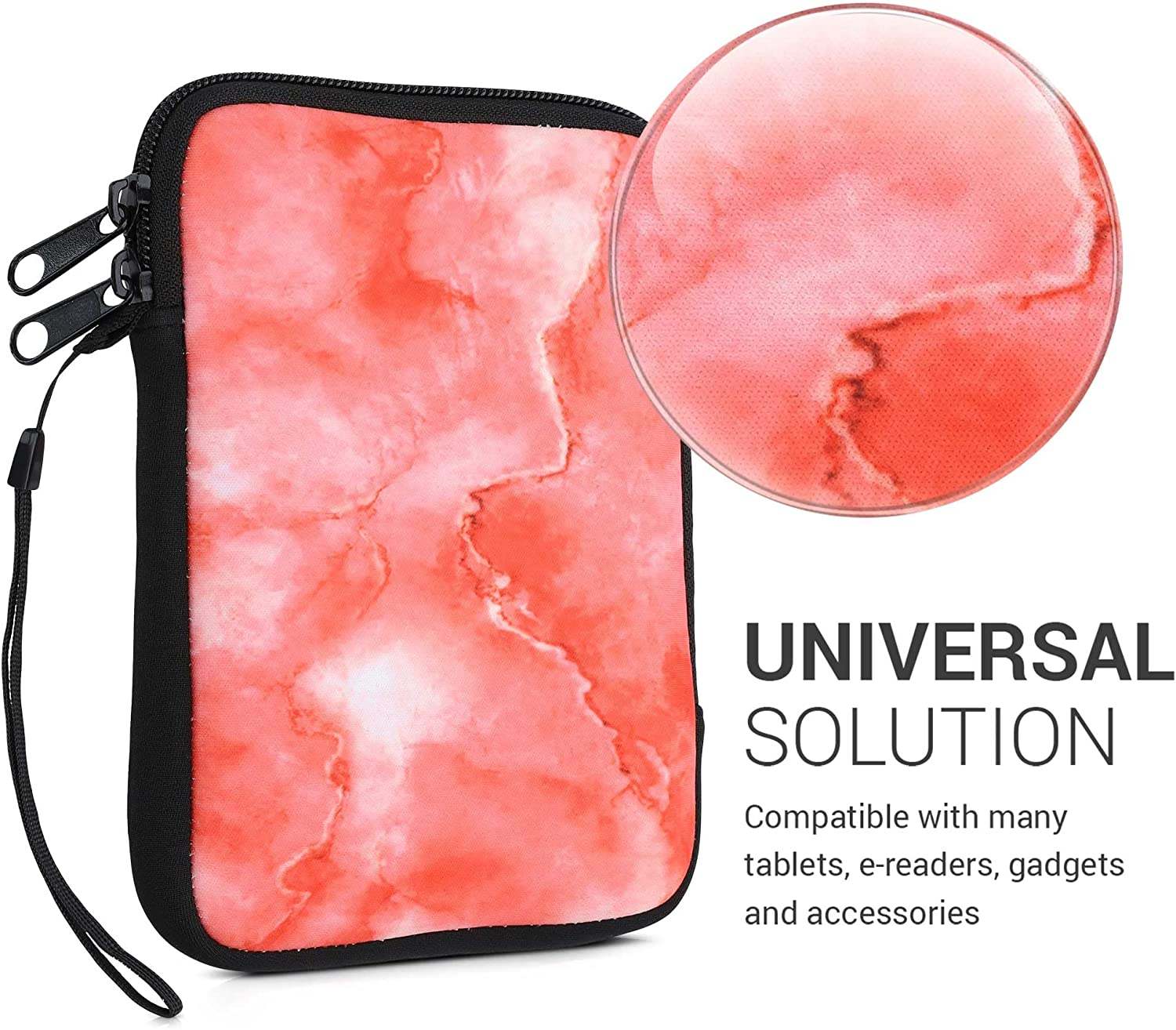 Pouzdro KW Mobile Marbles - KW5033511 - Univerzální pouzdro pro čtečky 6" - červené