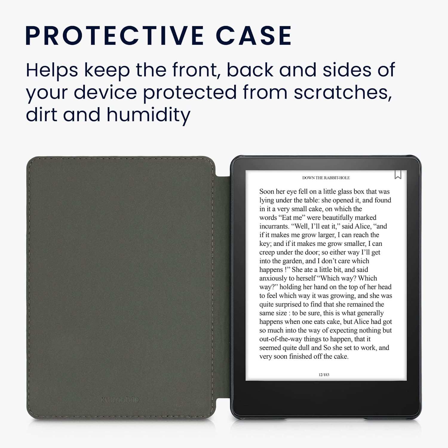 Pouzdro KW Mobile - Butterfly Tendril - KW5625603 - pro Amazon Kindle Paperwhite 5 (2021) - modré