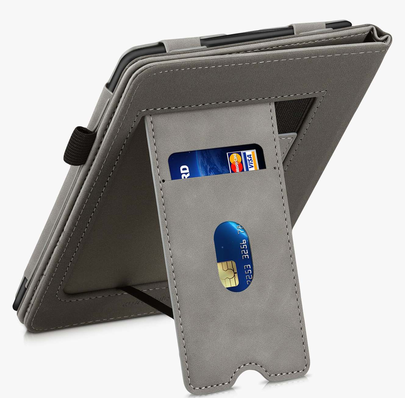 Pouzdro KW Mobile - Brushed Heart - KW5626203 - pro Amazon Kindle Paperwhite 5 (2021) - šedé