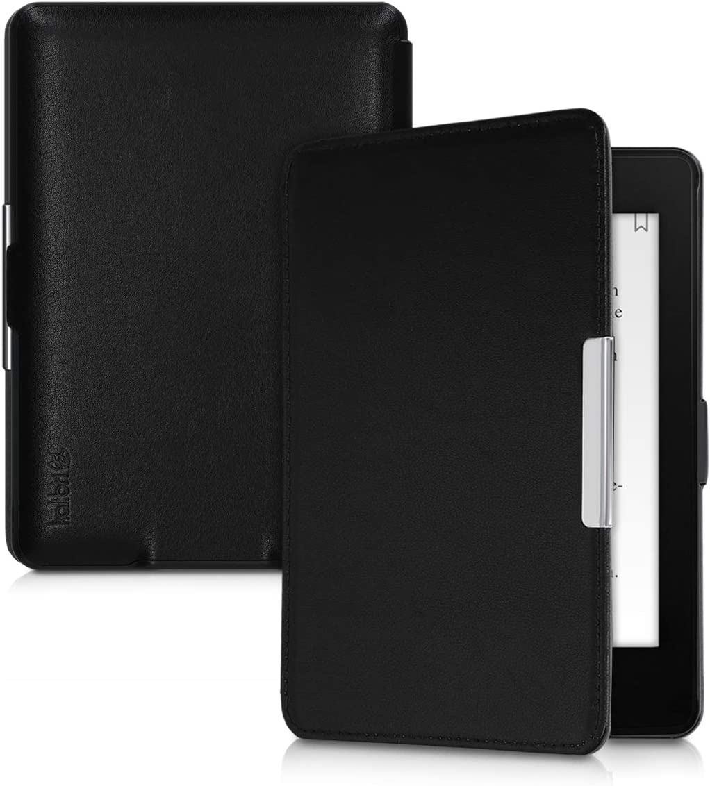 Pouzdro KW Mobile (Kalibri) - Real Leather - KA5626601 - pro Amazon Kindle Paperwhite 5 (2021) - černá kůže