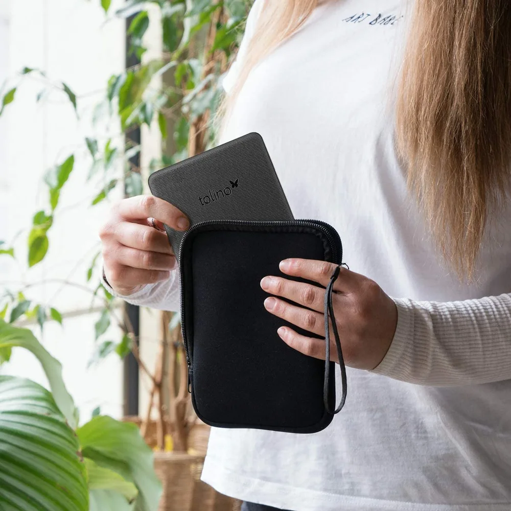 Pouzdro KW Mobile Neoprene Zipper - KW5033401 - Univerzální pouzdro pro čtečky 6" - černé