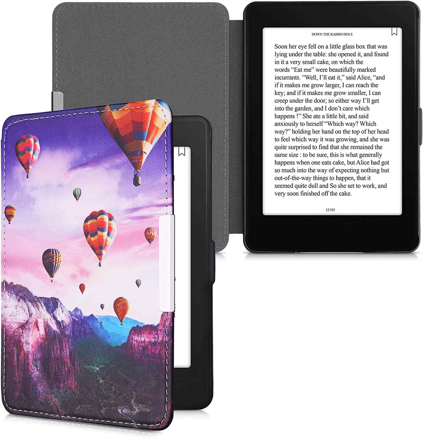 Pouzdro KW Mobile - Hot Air Balloons - KW5719401 - pro Amazon Kindle Paperwhite 4 (2018) - vícebarevné