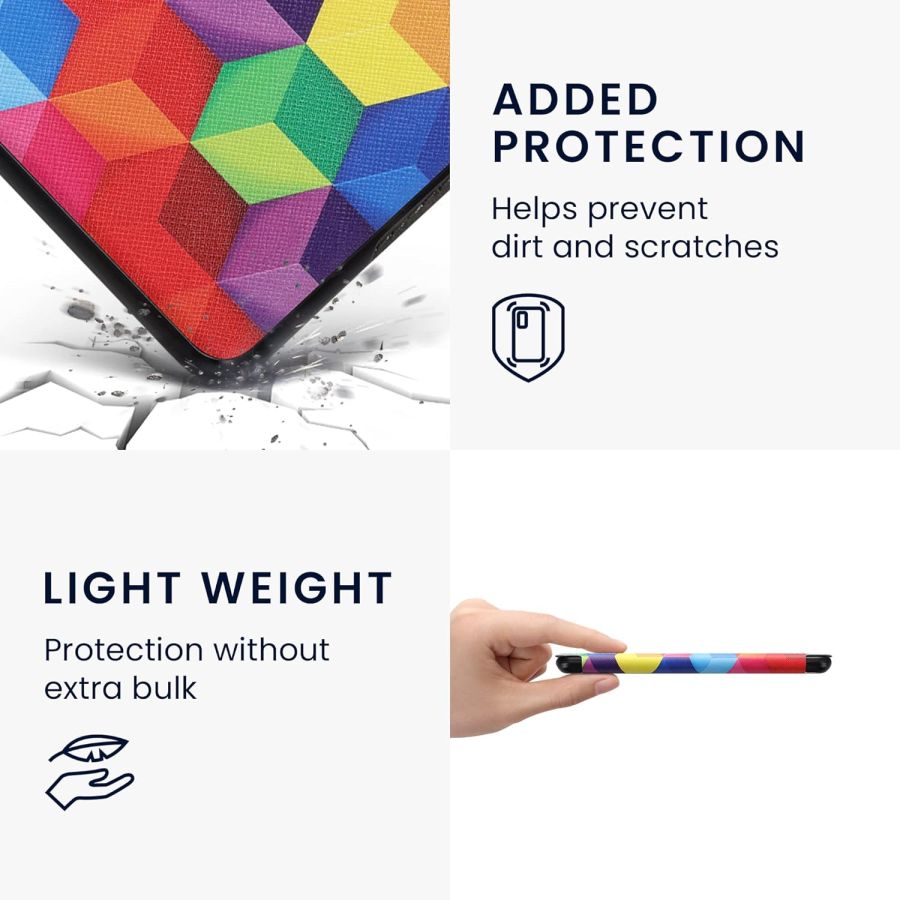 Pouzdro KW Mobile - Colorful Blocks - KW5719403 - pro Amazon Kindle Paperwhite 4 (2018) - vícebarevné