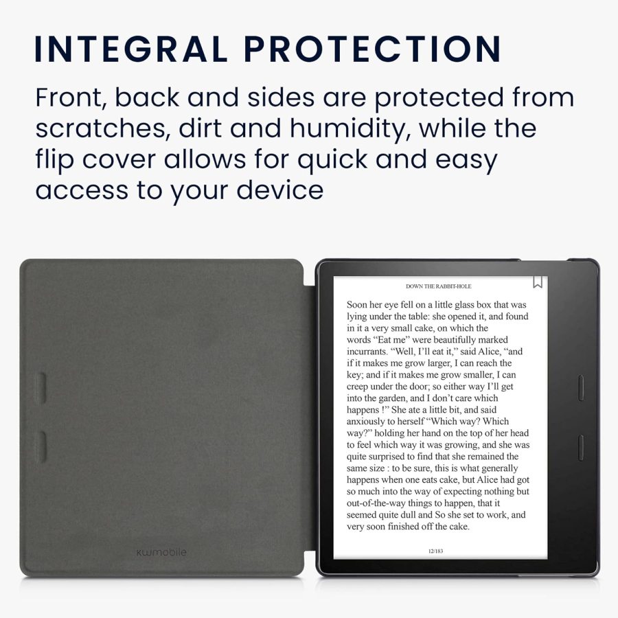 Pouzdro KW Mobile - Rising Sun - KW5697203 - pro Amazon Kindle Oasis 2/3 - šedé