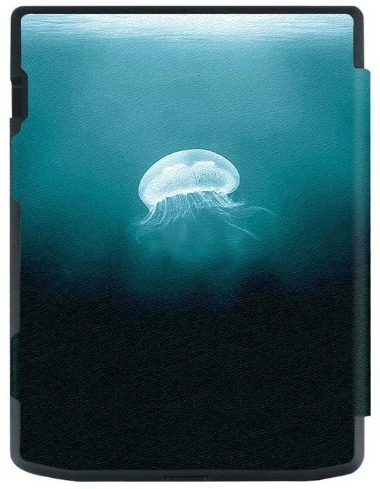 Pouzdro B-SAFE LOCK 3483, obal na Pocketbook 743G InkPad 4 a Pocketbook 743C InkPad Color 2 - motiv Medusa, magnetické zavírání, AutoSleep