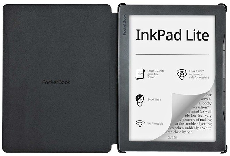 Pouzdro HN-SL-PU-970-BK-WW pro Pocketbook 970 InkPad Lite - černé, orig. Pocketbook