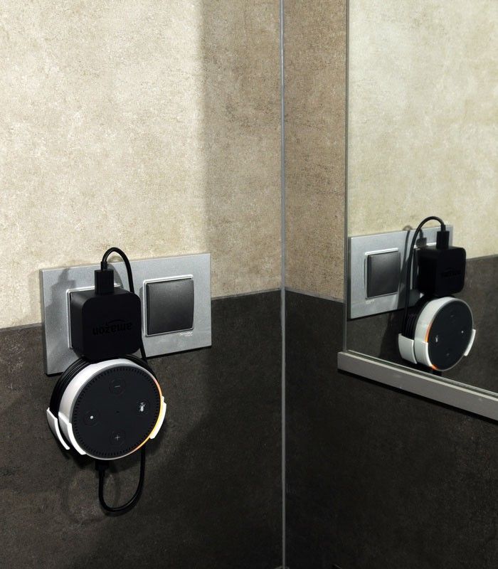 B-SAFE DRŽÁK AMAZON ECHO DOT CHARGER WALL MOUNT, BÍLÝ