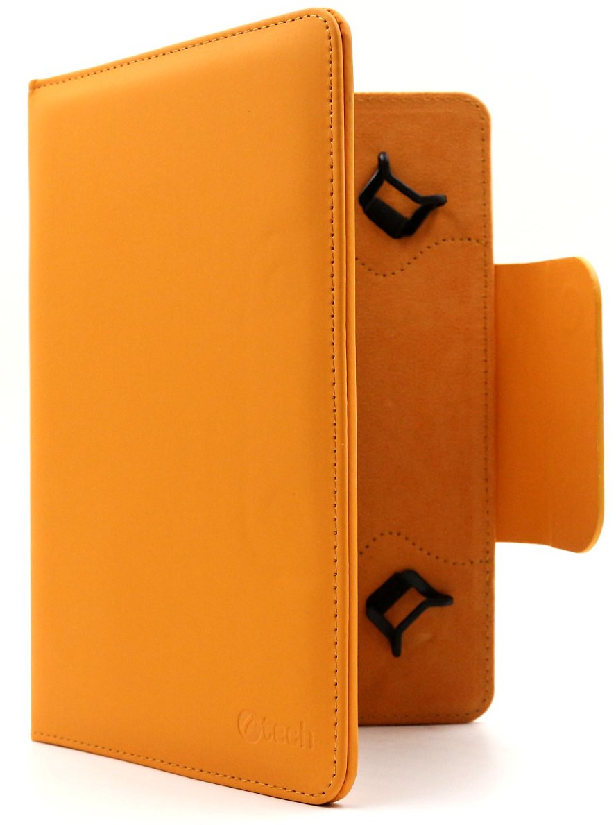 C-TECH PROTECT NUTKC-01O - pouzdro univerzální s klávesnicí pro 7"-7,85" tablety, FlexGrip - oranžové