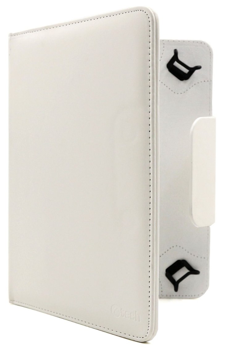 C-TECH PROTECT NUTKC-04W - pouzdro univerzální s klávesnicí pro 9,7"-10,1" tablety, FlexGrip - bílé