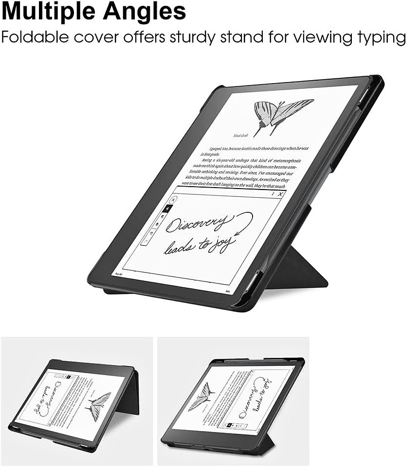 Pouzdro Durable Lock Origami DL-205 na Amazon Kindle Scribe - hnědé