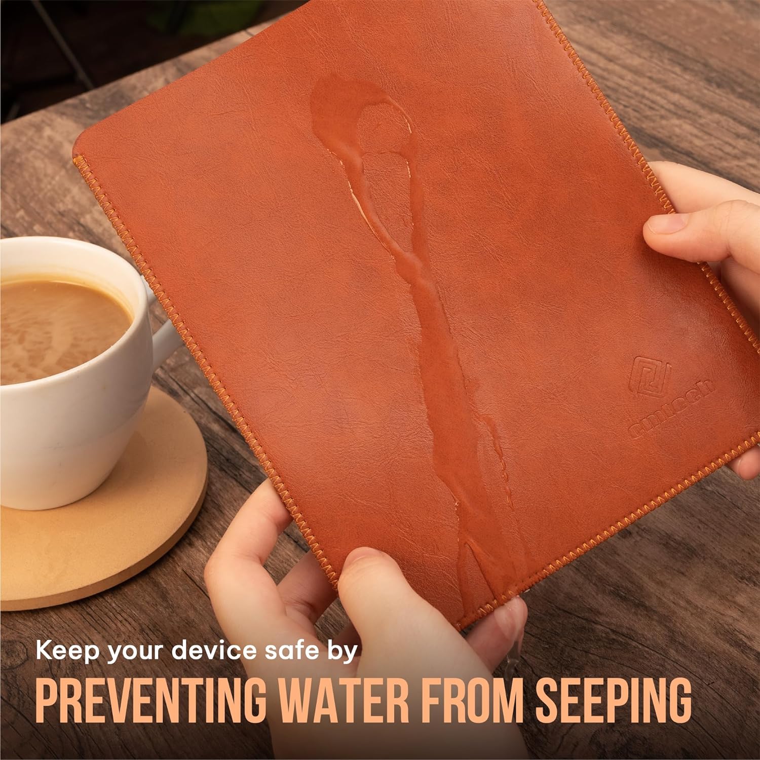 Durable Lock Sleeve DLS-204 - univerzální pouzdro na čtečky knih, typ Sleeve - světle hnědé